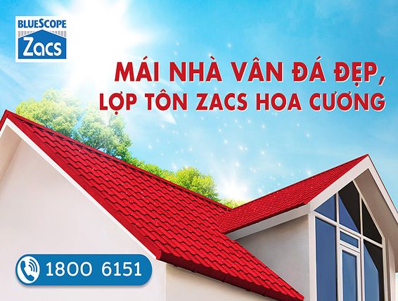 Sử dụng tôn Zacs lợp mái nhà - giải pháp chống nóng lâu dài