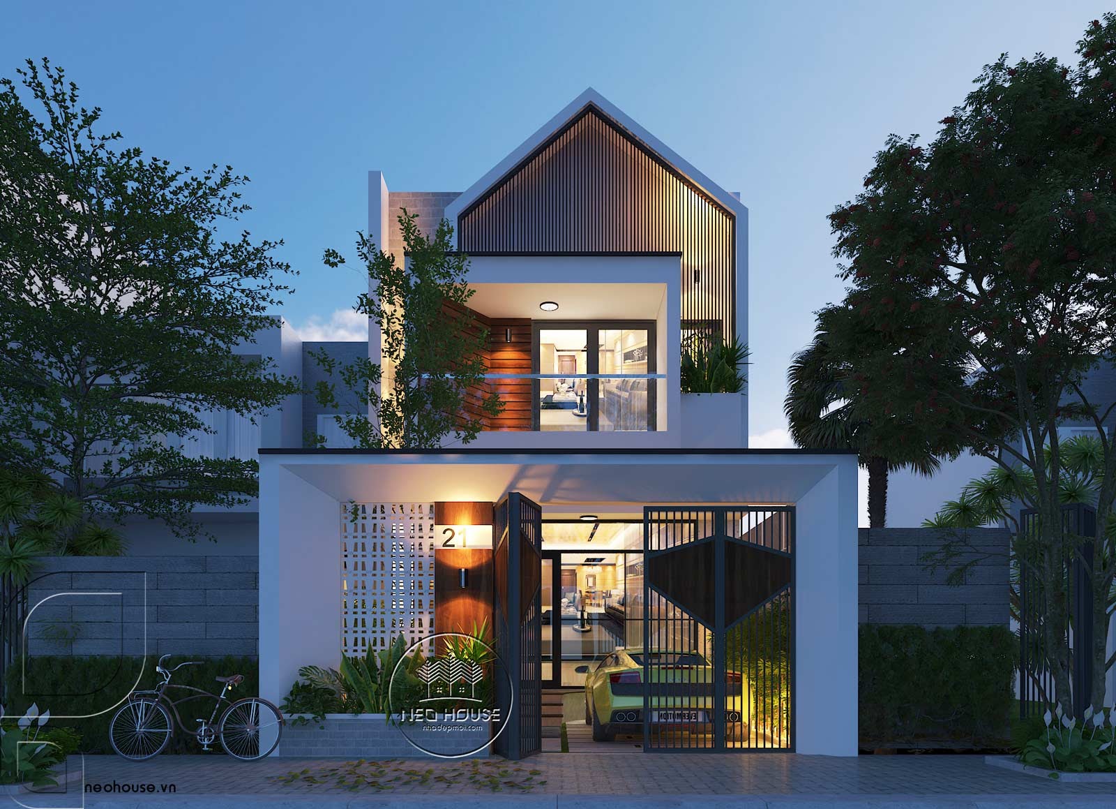 35 Mẫu thiết kế nhà 2 tầng đơn giản đẹp hiện đại